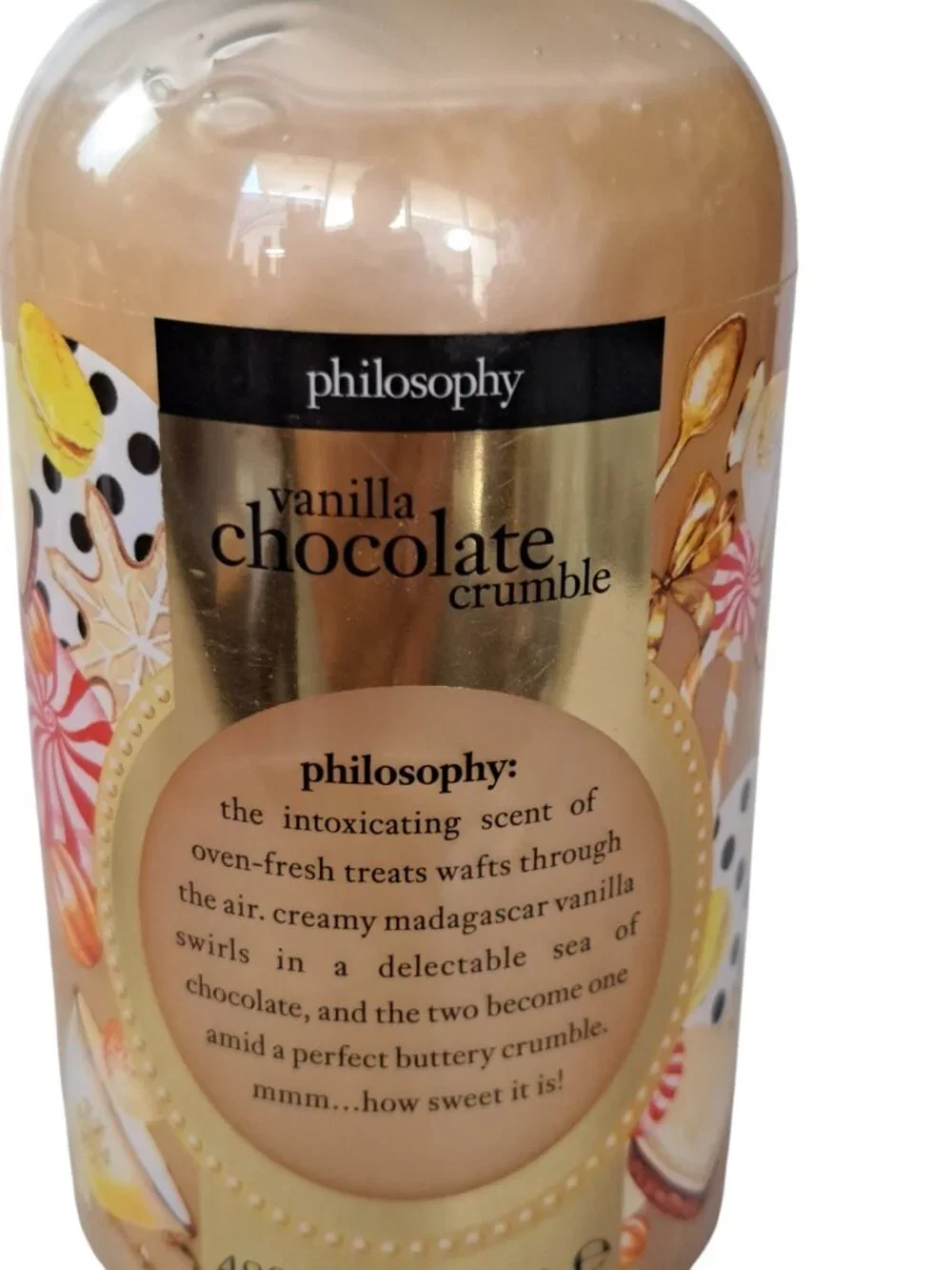Philosophy Vanilla Chocolate Crumble 3-in-1 Shampoo, Shower Gel & Bubble Bath
